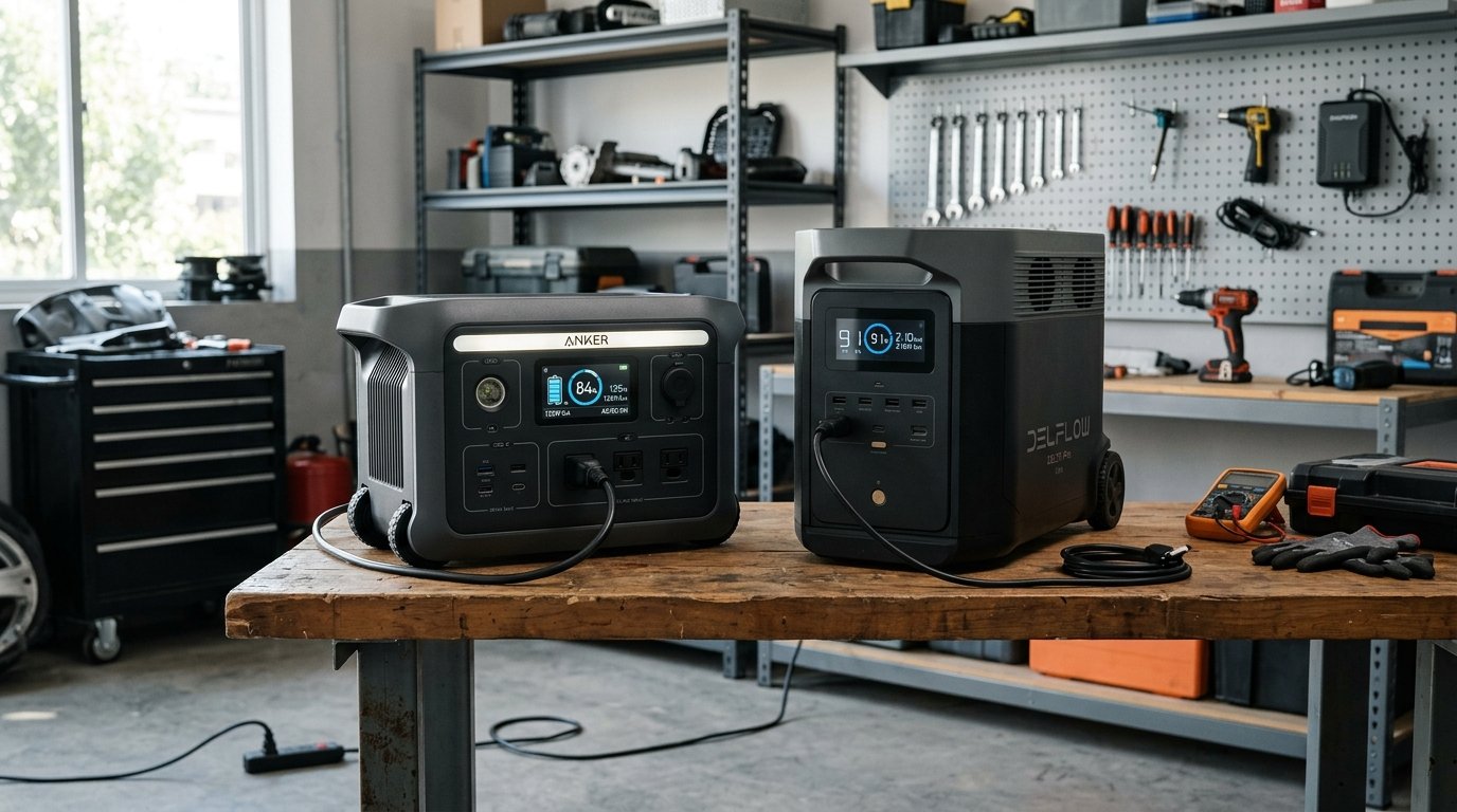 Anker SOLIX F3800 vs EcoFlow DELTA Pro Ultra Product Review Photography