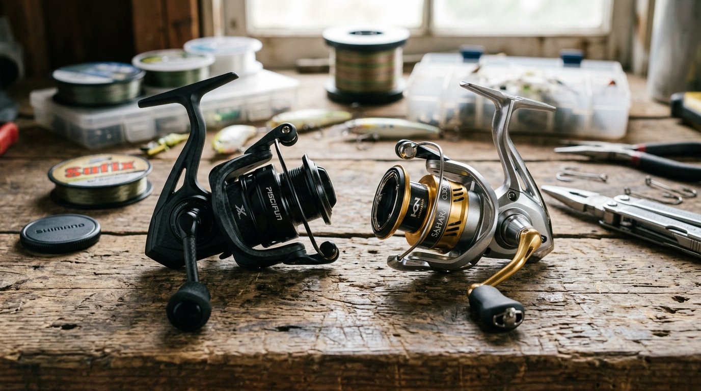 Piscifun Carbon X vs Shimano Sahara Product Review Photography