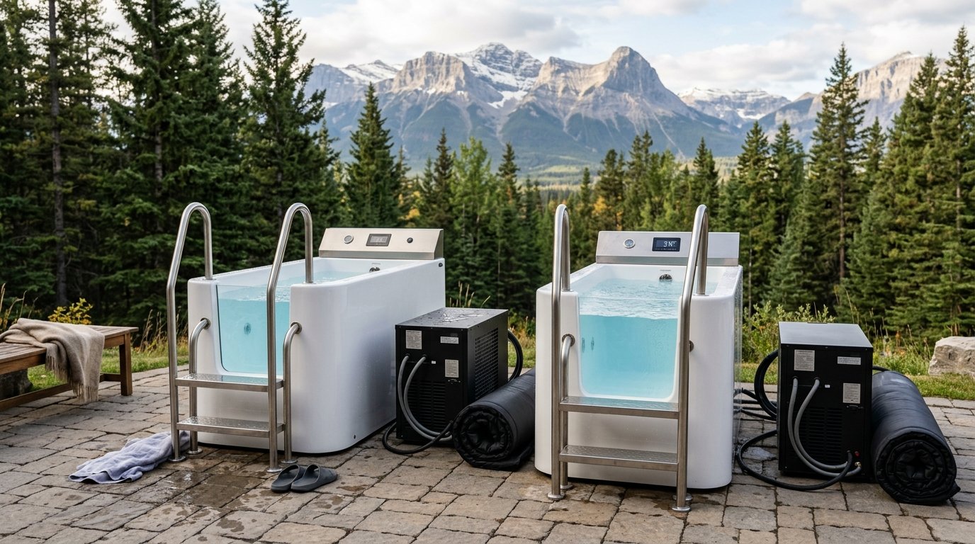 Plunge Chill Pro vs The Cold Plunge Product Review Photography