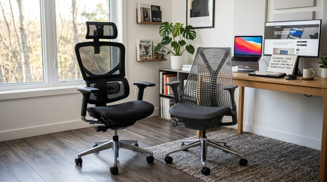 Sunaofe Boss Pro vs Herman Miller Sayl Product Review Photography
