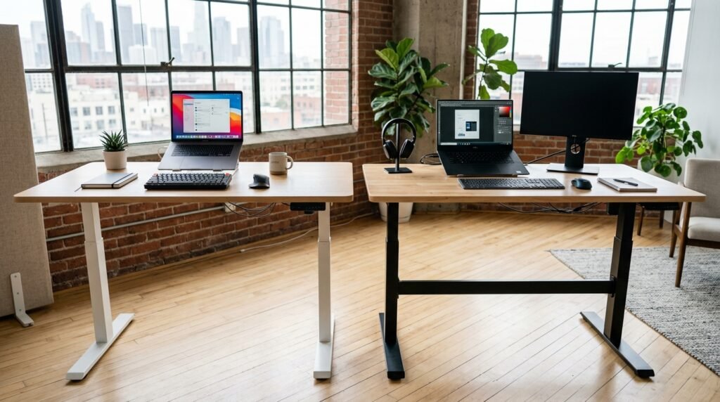 Sunaofe Standing Desk Lunar vs Uplift V2 Commercial: Heavyweight Stability vs Mid-Range Value