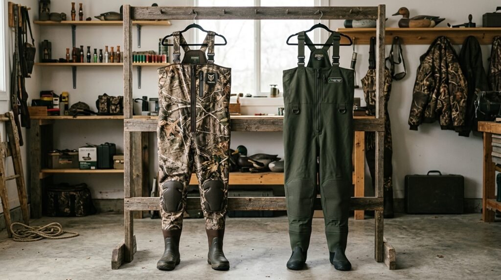 TideWe DeepWade vs. Frogg Toggs Hellbender: The Waterfowl Wader Showdown