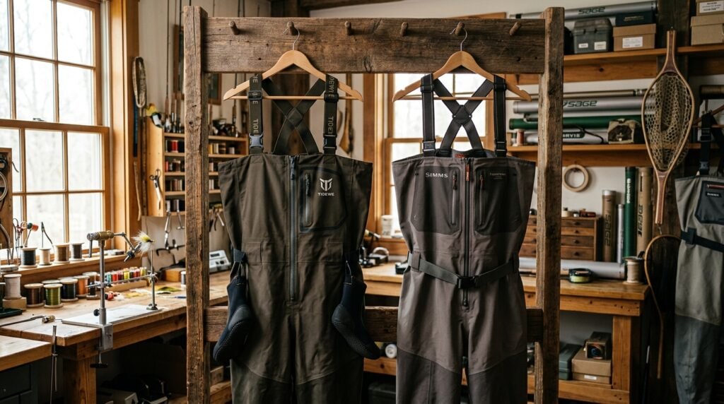 TideWe DeepWade Zip Waders vs. Simms Freestone Waders: The Heavyweight Showdown