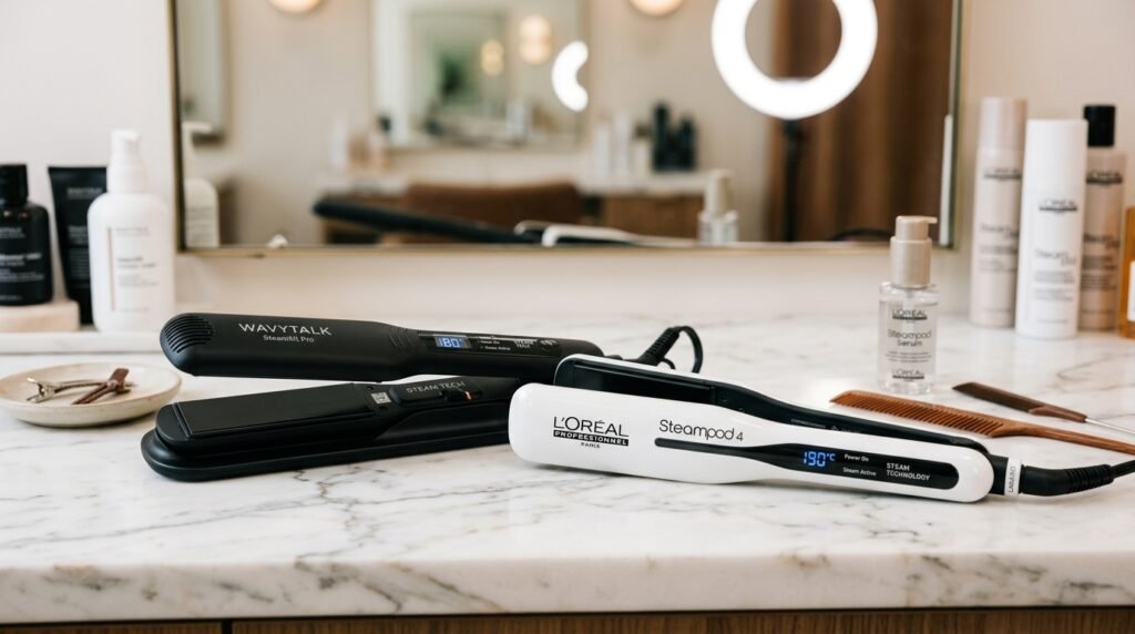 Wavytalk Steamlift Pro vs. L’Oreal Steampod 4: The Steam Styler Showdown