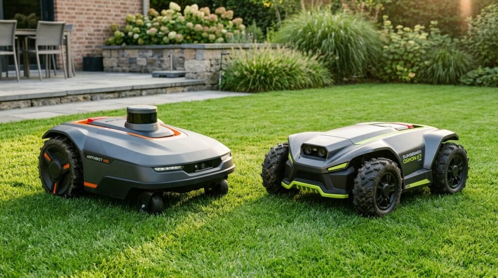 Anthbot M5 LiDAR vs. Sunseeker Orion X7: The Autonomous Mower Showdown