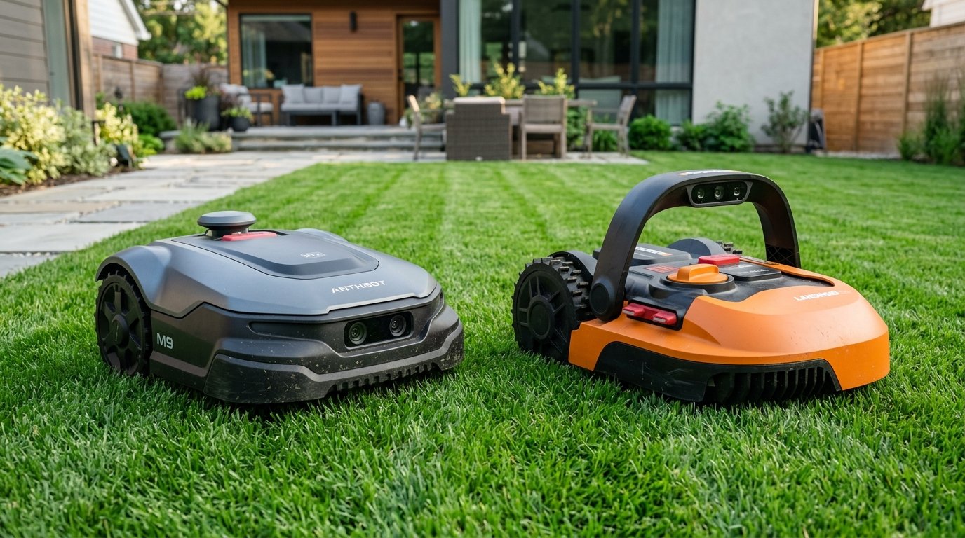 Anthbot M9 vs Worx Landroid Vision Product Review Photography