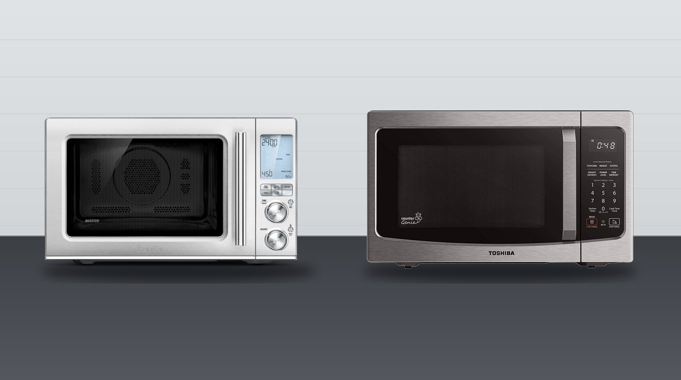 Breville Combi Wave 3-in-1 vs Toshiba ML-EM34P Product Review Photography