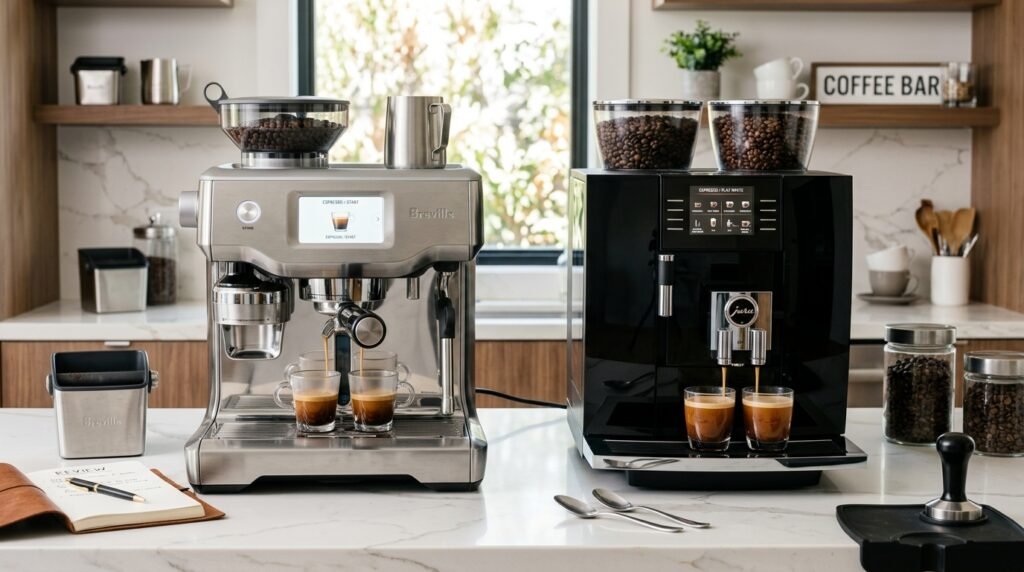 Breville Oracle Touch vs Jura GIGA 10: The Heavyweight Showdown