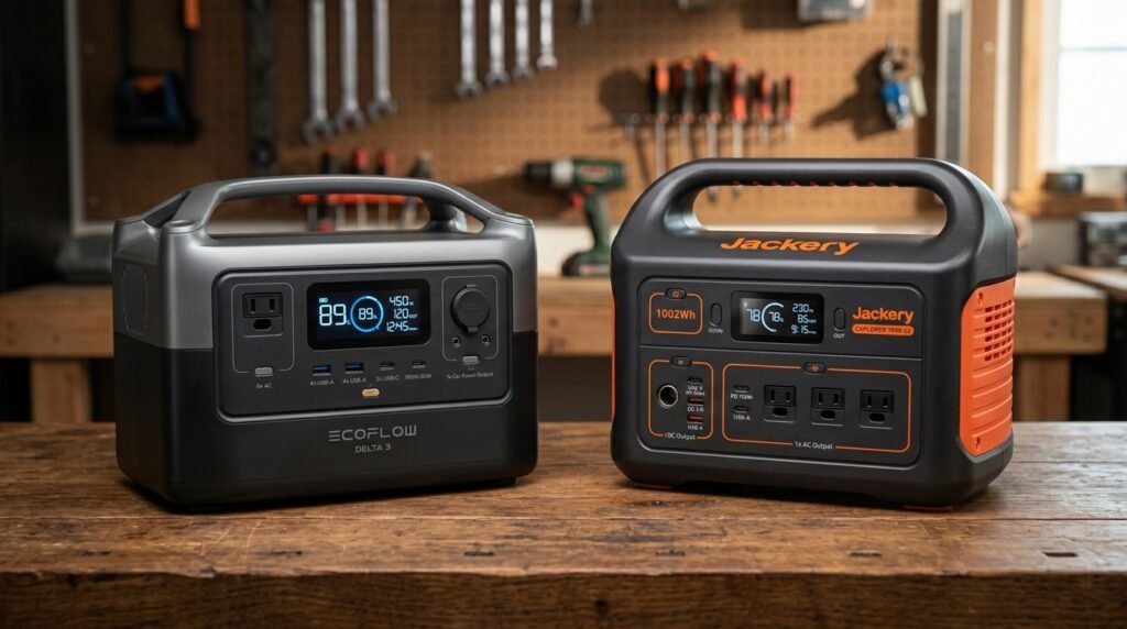 EcoFlow DELTA 3 vs. Jackery Explorer 1000 v2: The Mid-Capacity Showdown