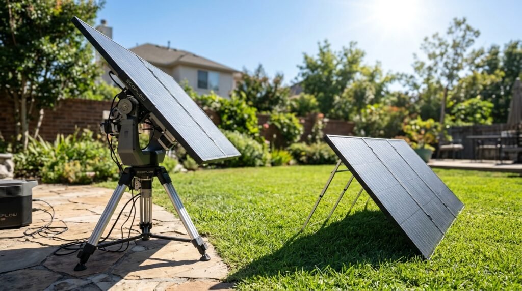 EcoFlow Solar Tracker: Should You Buy It? (The Brutal Upgrade Audit vs. Manual Portable Stands)