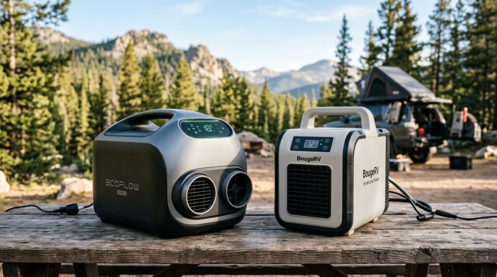 EcoFlow Wave 2 vs. BougeRV 12V Air Conditioner: Off-Grid Climate Showdown