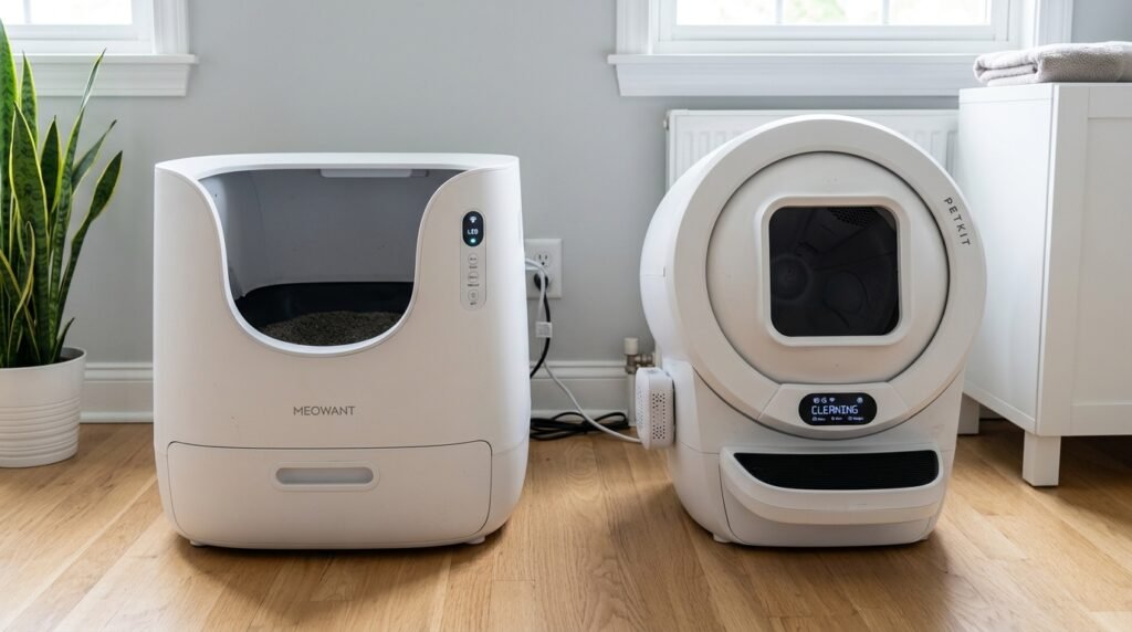 MeoWant Automatic Litter Box vs Petkit Pura Max: The Heavyweight Showdown