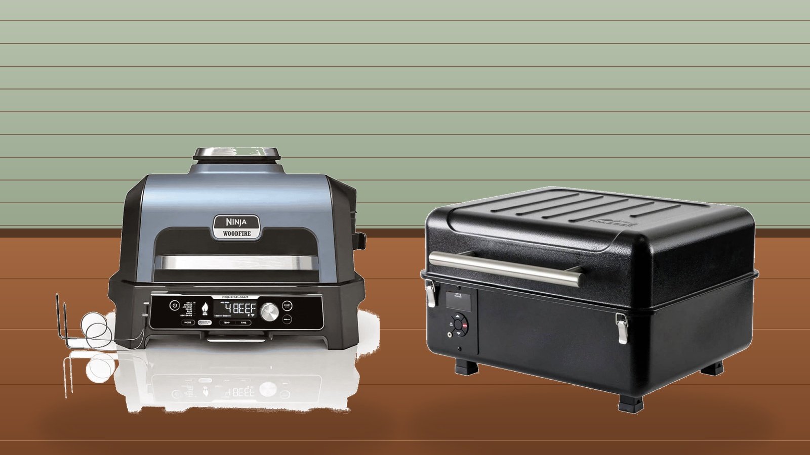 Ninja Woodfire Pro vs Traeger Ranger Product Review Photography