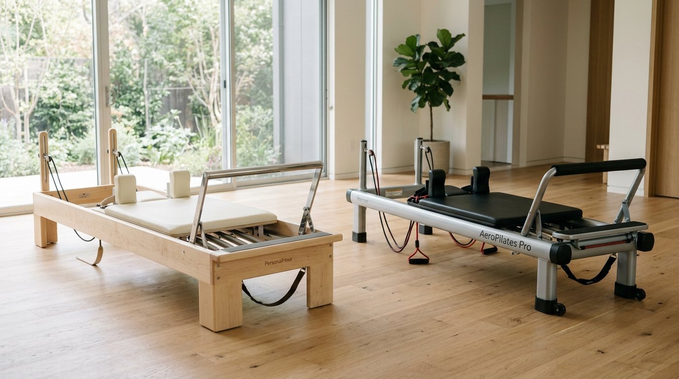 PersonalHour Foldable Reformer vs Stamina AeroPilates Pro Product Review Photography