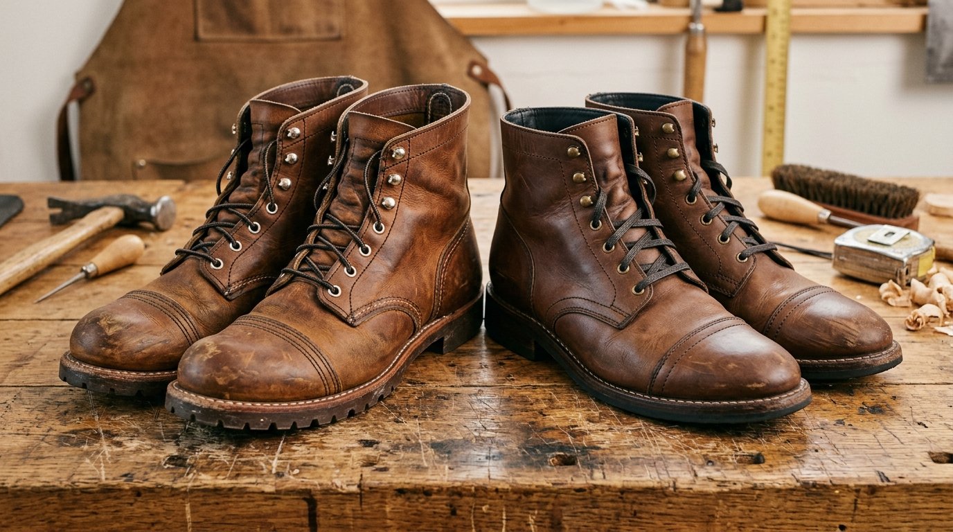 Red Wing Iron Ranger vs Thursday Captain Product Review Photography