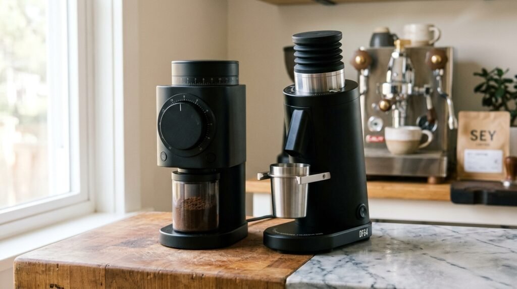 Timemore Sculptor 064S vs. DF64 Gen 2: The Mid-Range Single-Dose Grinder Showdown