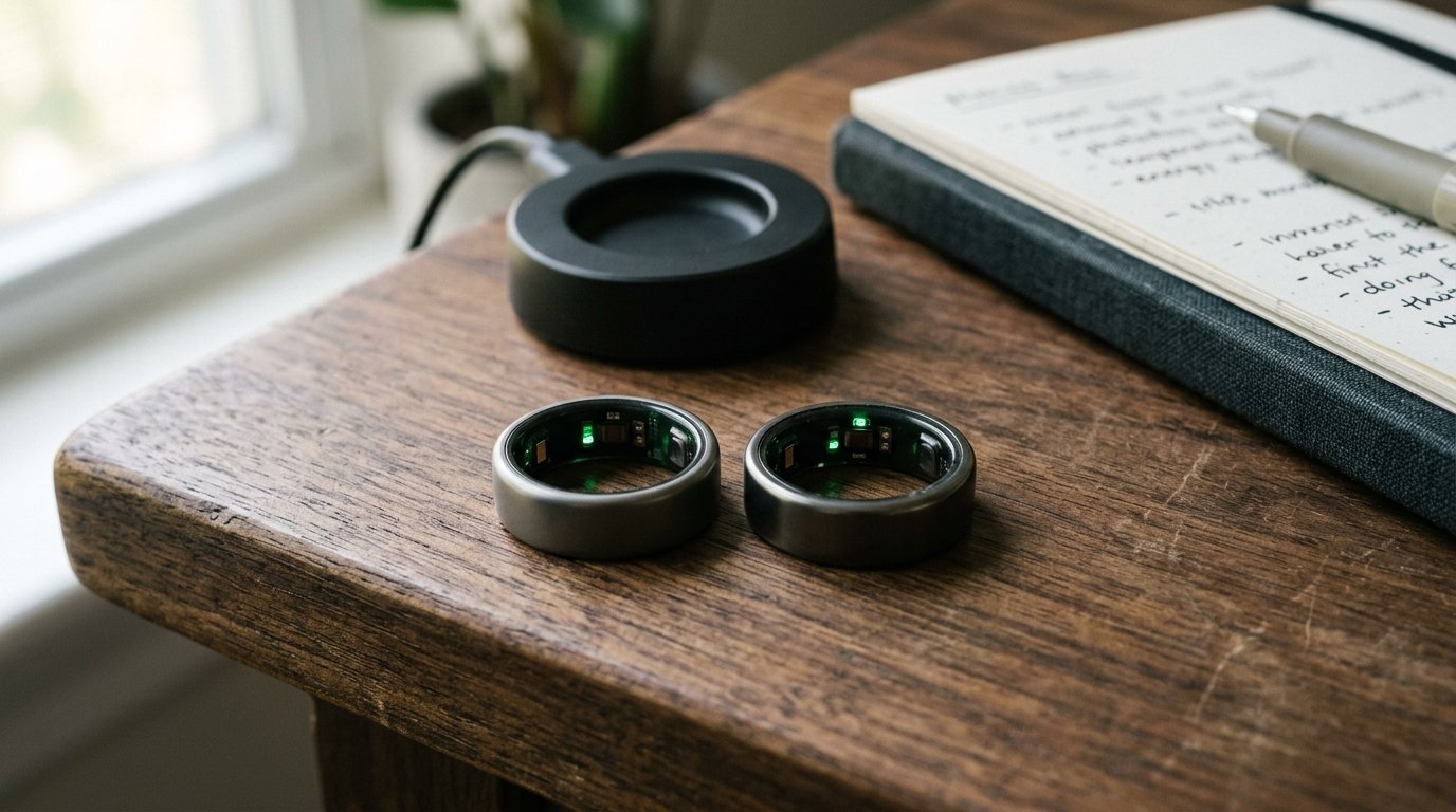 Ultrahuman Ring AIR vs Ringconn Gen 2 Product Review Photography