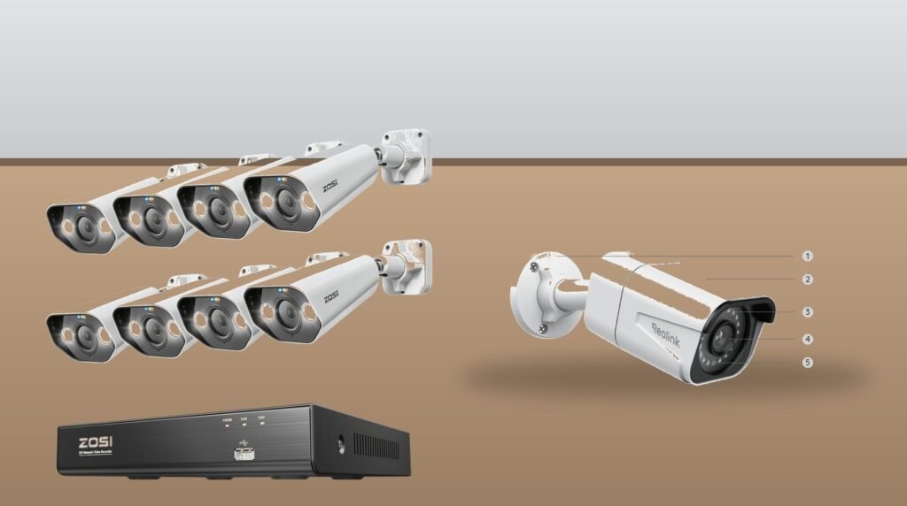 Zosi C182 4K PoE System vs. Reolink RLK8-800B4